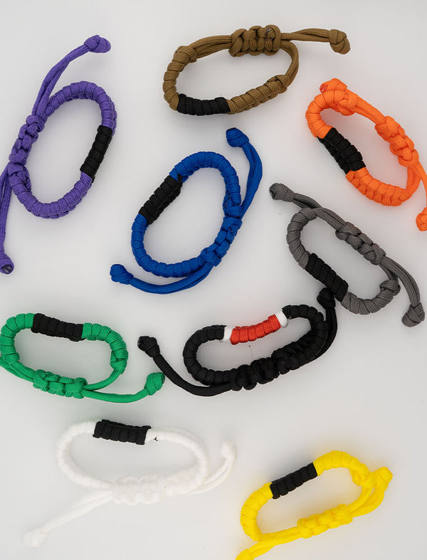 Paracord Rank Bracelet - Knot Adjustable
