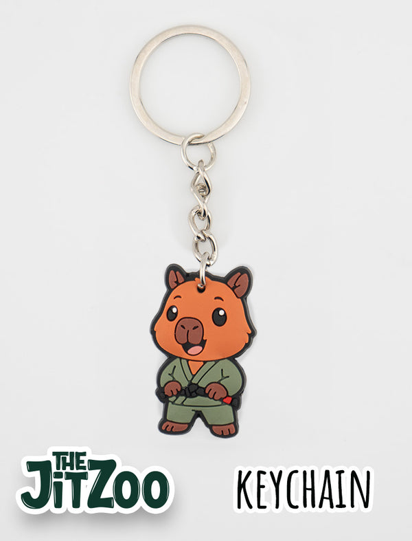 Berry Capybara JitZoo Keychain