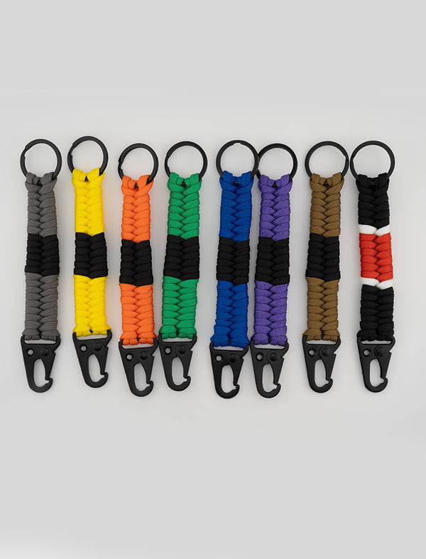 Paracord Rank keychain